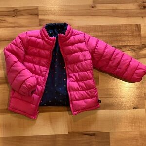 GAP toddler puffer coat 3T reversible coat